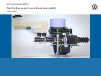 VW - SSP 861213 - The ID.4 Electromechanical Brake Servo  eBKV 